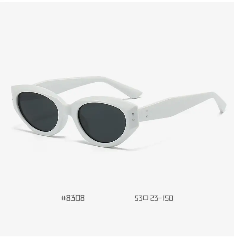 Women's Retro Cat's Eye Sunglasses Yellow Brown — feature 16