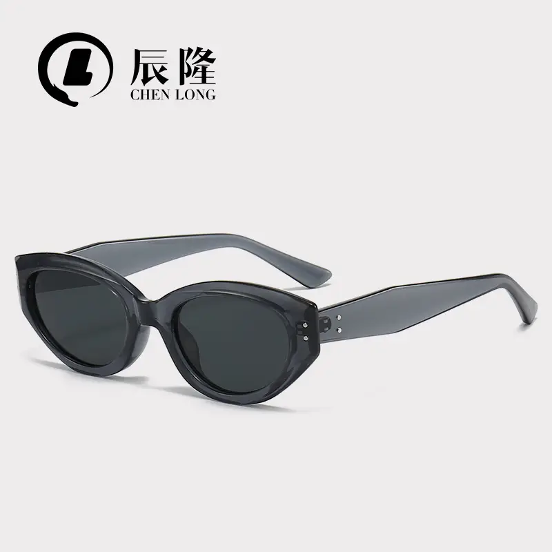 Women's Retro Cat's Eye Sunglasses Yellow Brown - Image 6