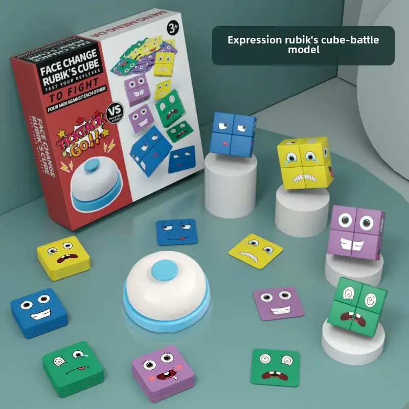 Interactive Face-Changing Rubik's Cube Puzzle for Kids - Image 13