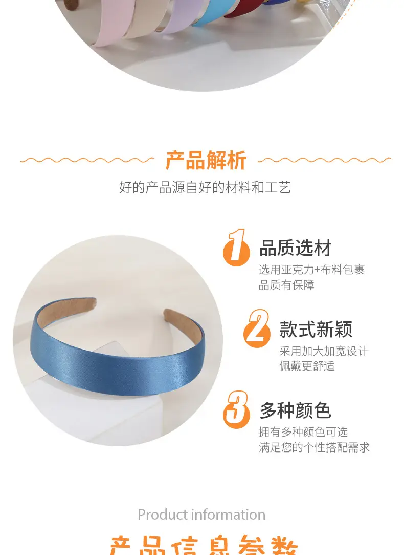 Korean Hairband 4.0 Macaron Color Wide Fabric — feature 5