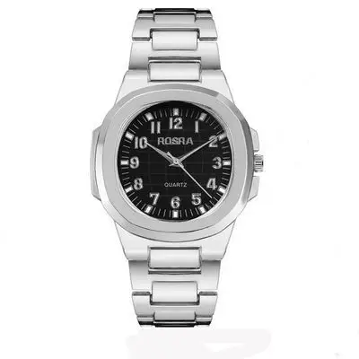 2023 ROSRA Men's Quartz Watch Black Gold Strap — feature 28