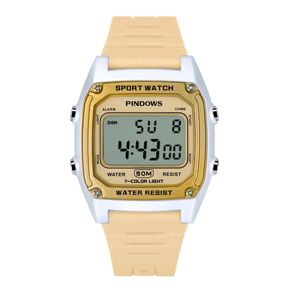 Waterproof Digital Watch for Men Women Black Gold 25 Years - Image 10