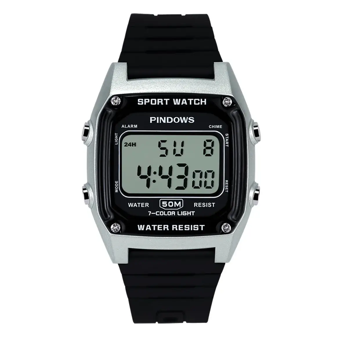 Waterproof Digital Watch for Men Women Black Gold 25 Years - Image 11