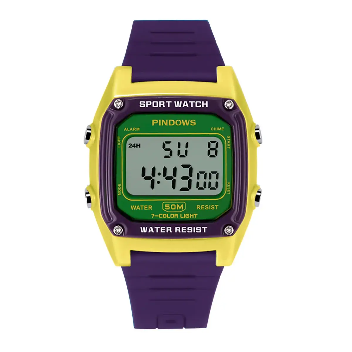 Waterproof Digital Watch for Men Women Black Gold 25 Years - Image 12