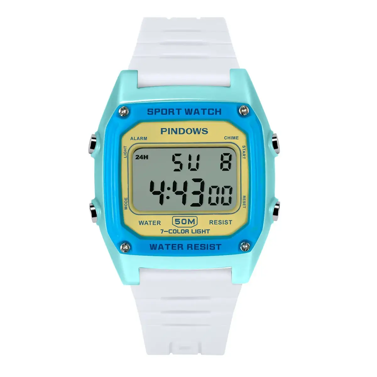 Waterproof Digital Watch for Men Women Black Gold 25 Years - Image 4