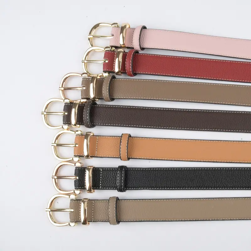 Red Genuine Leather Belt for Women 2023 - Image 18