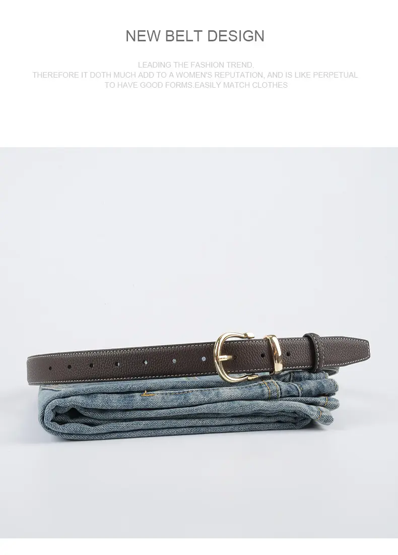 Red Genuine Leather Belt for Women 2023 β feature 13