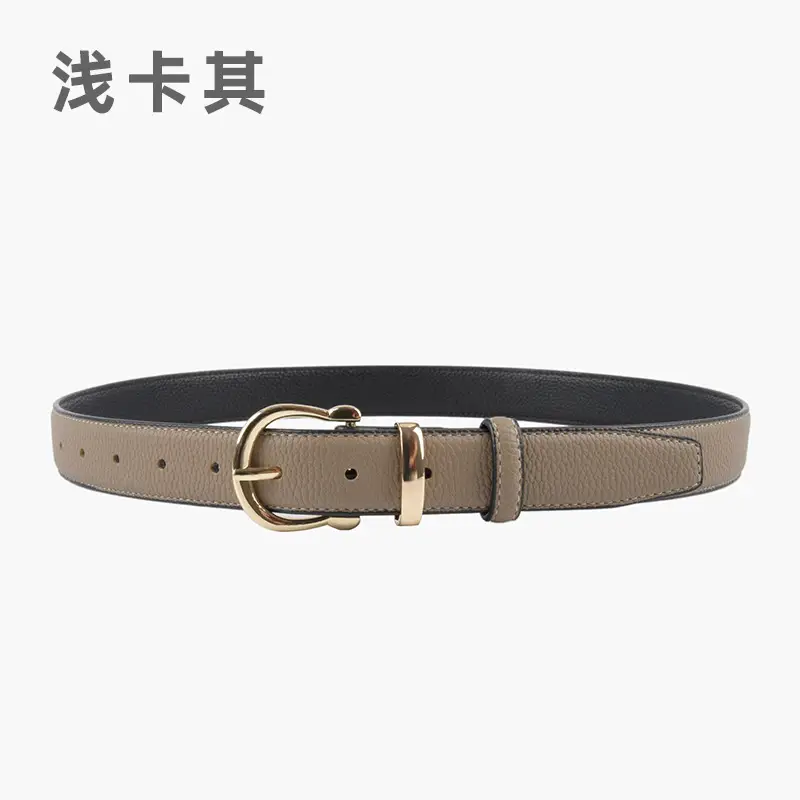 Red Genuine Leather Belt for Women 2023 - Image 4