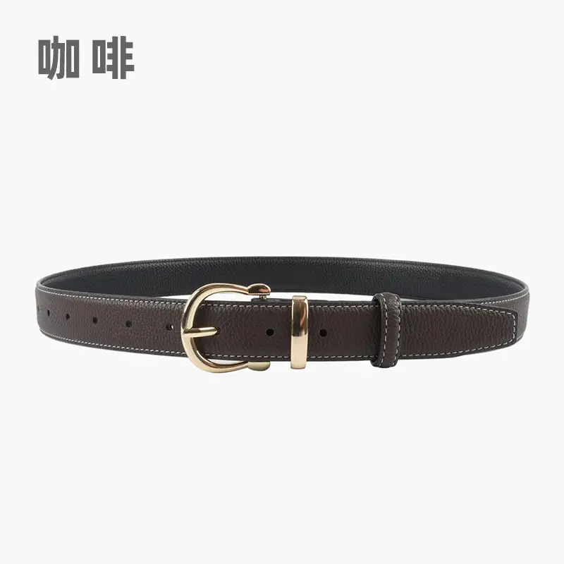 Red Genuine Leather Belt for Women 2023 - Image 7