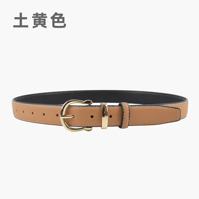 Red Genuine Leather Belt for Women 2023 - Image 8