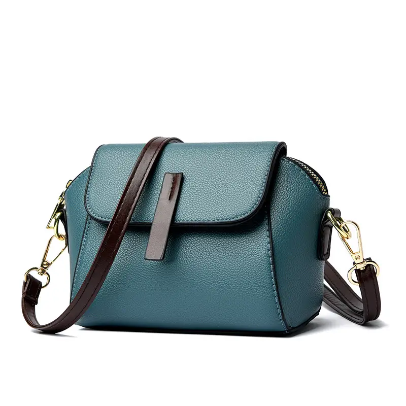 Women's Black Crossbody Shoulder Bag with Phone Holder