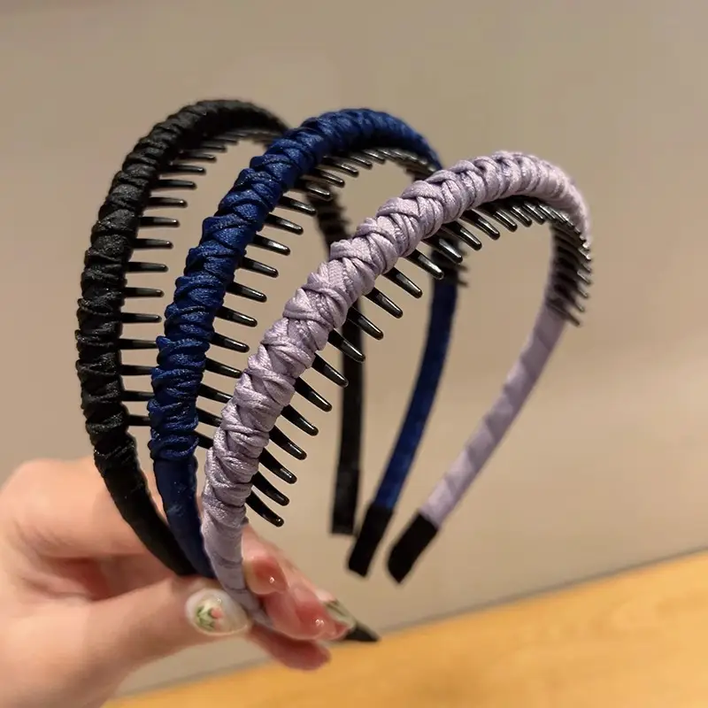Women's Toothed Hair Hoop for Face Wash & Anti-Slip - Image 15