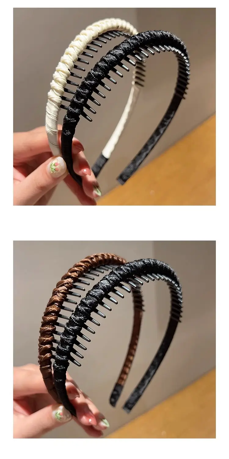Women's Toothed Hair Hoop for Face Wash & Anti-Slip — feature 11