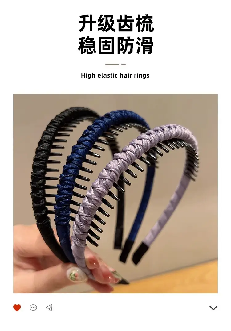 Women's Toothed Hair Hoop for Face Wash & Anti-Slip — feature 6