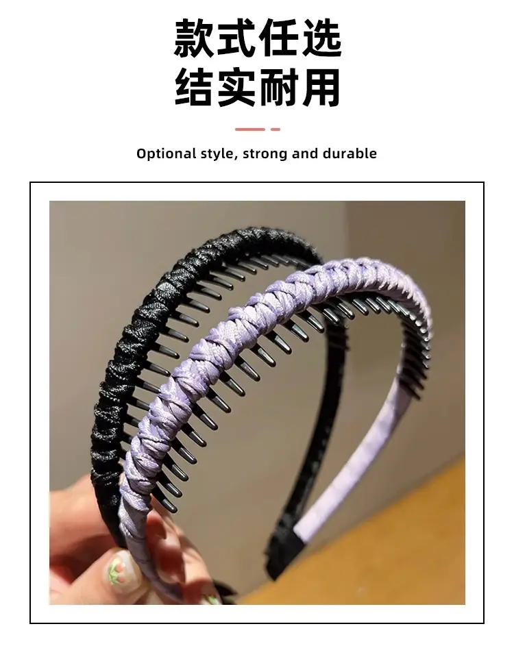 Women's Toothed Hair Hoop for Face Wash & Anti-Slip — feature 9