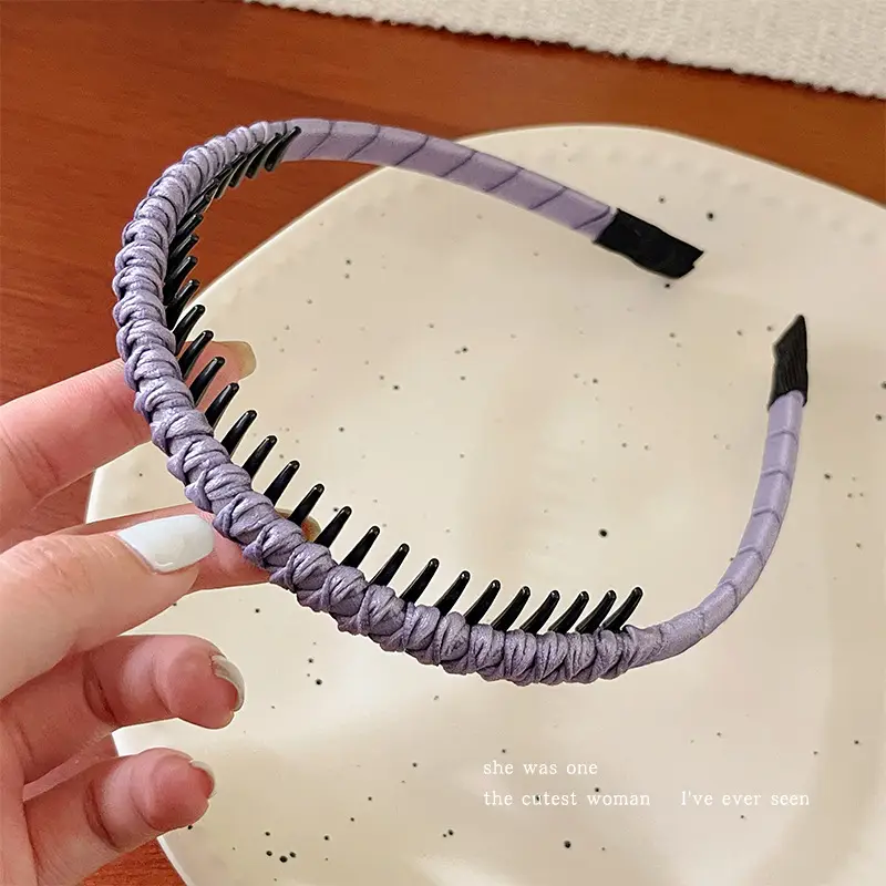 Women's Toothed Hair Hoop for Face Wash & Anti-Slip - Image 11