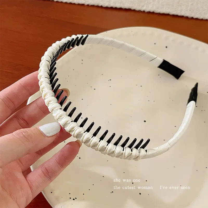 Women's Toothed Hair Hoop for Face Wash & Anti-Slip - Image 2
