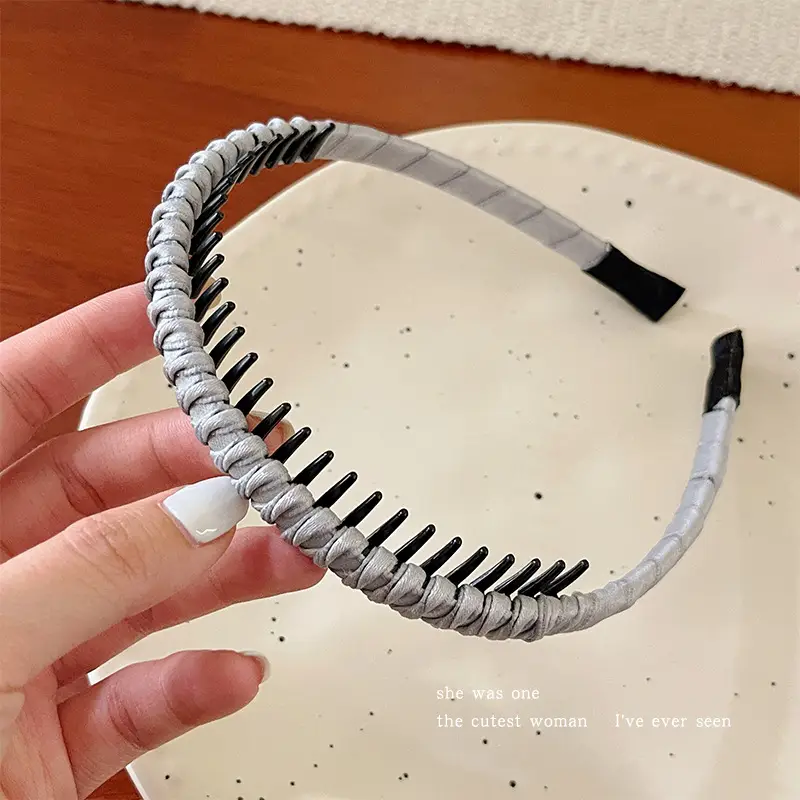 Women's Toothed Hair Hoop for Face Wash & Anti-Slip - Image 5