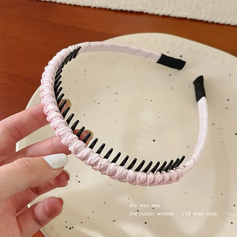 Women's Toothed Hair Hoop for Face Wash & Anti-Slip - Image 6