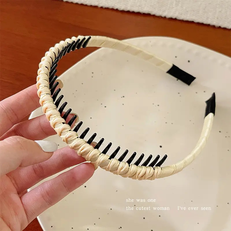 Women's Toothed Hair Hoop for Face Wash & Anti-Slip - Image 8