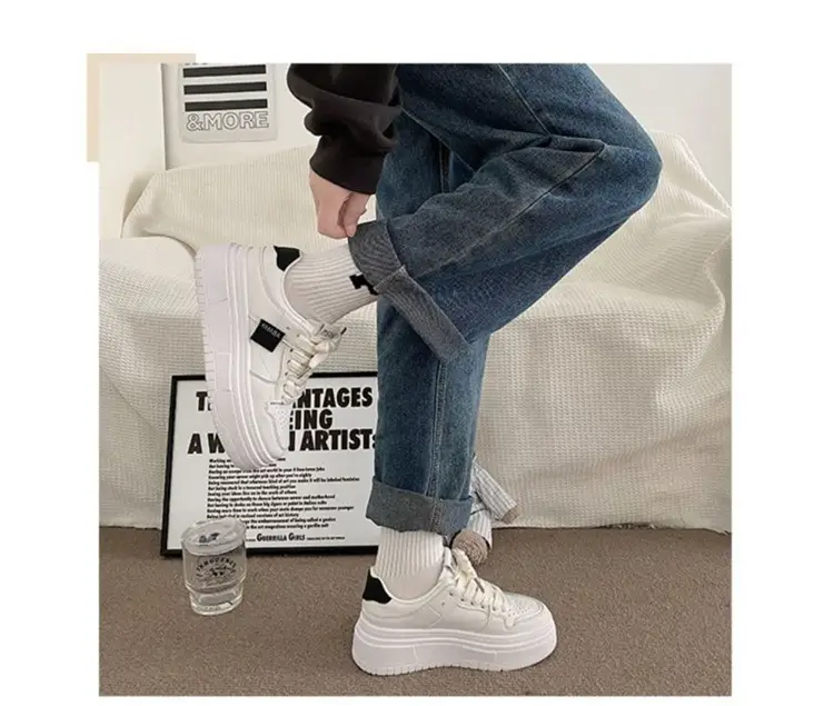 Women White Thick Platform Casual Shoes 2023 — feature 8