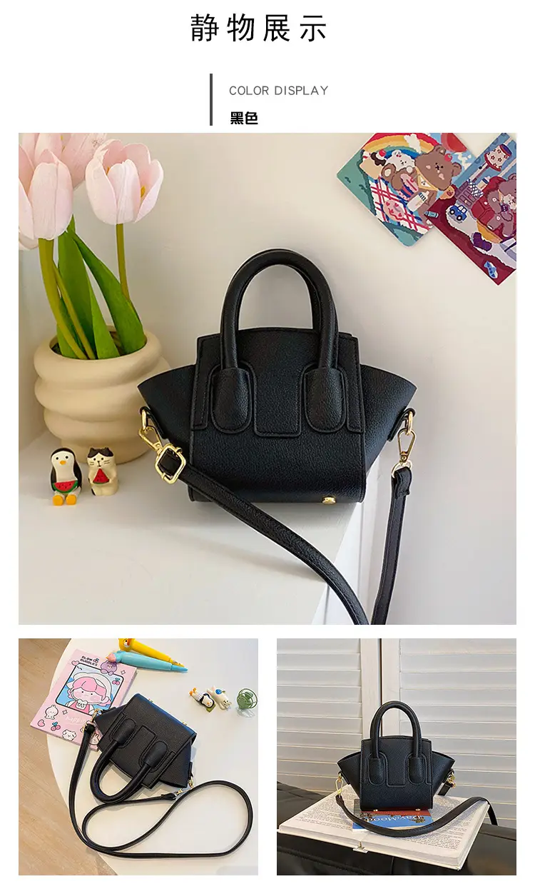 New Kids PU Shoulder Bag Solid Color Simple Niche Casual Crossbody Mobile Phone Change Accessories — feature 17