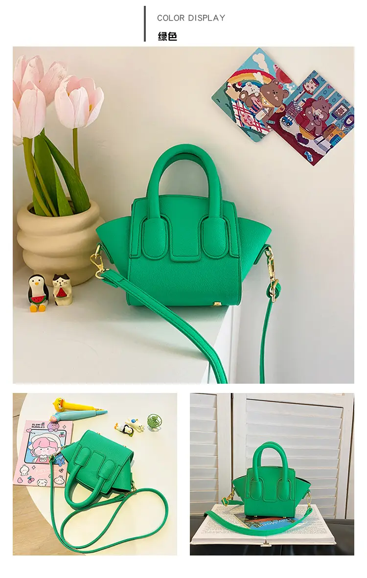 New Kids PU Shoulder Bag Solid Color Simple Niche Casual Crossbody Mobile Phone Change Accessories — feature 19