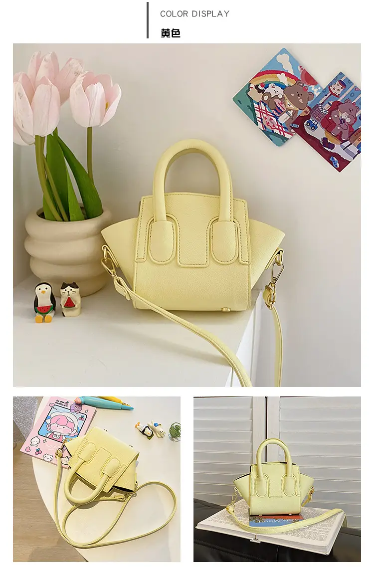 New Kids PU Shoulder Bag Solid Color Simple Niche Casual Crossbody Mobile Phone Change Accessories — feature 20