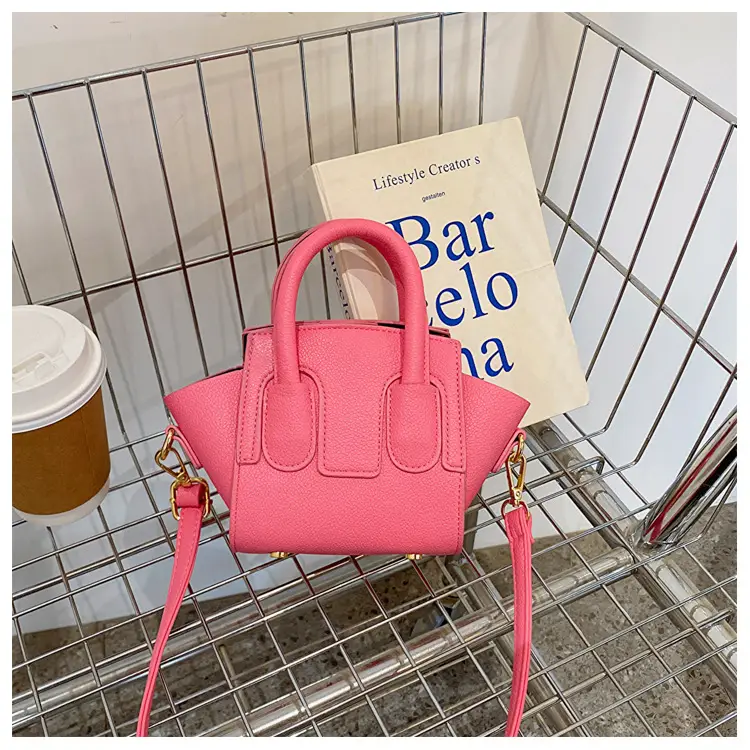 New Kids PU Shoulder Bag Solid Color Simple Niche Casual Crossbody Mobile Phone Change Accessories — feature 27