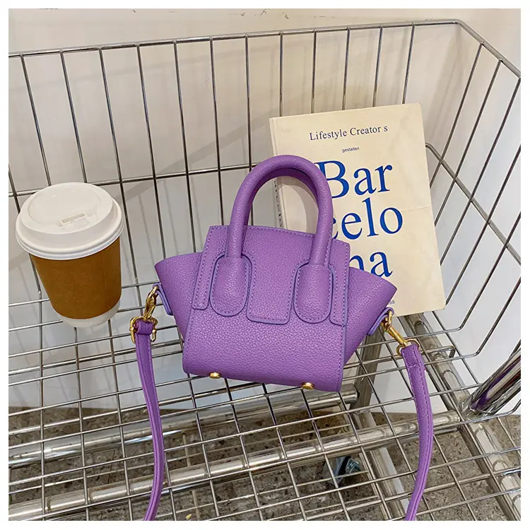 New Kids PU Shoulder Bag Solid Color Simple Niche Casual Crossbody Mobile Phone Change Accessories — feature 28
