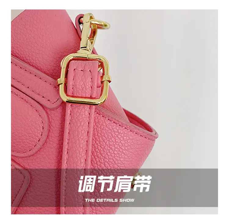 New Kids PU Shoulder Bag Solid Color Simple Niche Casual Crossbody Mobile Phone Change Accessories — feature 7