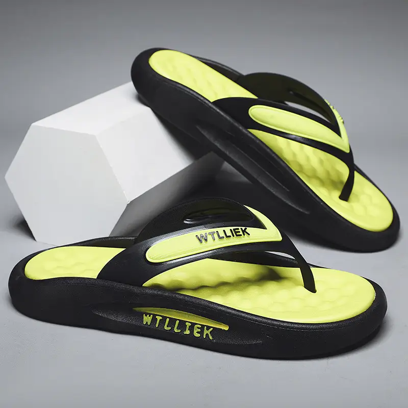Summer New Korean Style Casual Fashion Flip-flops Cross-border Large Size Versatile Outer Wear Beach Shoes Trendy Men's Slippers - Image 8