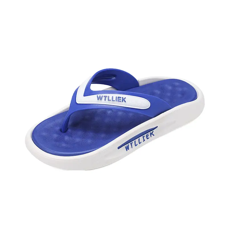 Summer New Korean Style Casual Fashion Flip-flops Cross-border Large Size Versatile Outer Wear Beach Shoes Trendy Men's Slippers - Image 2