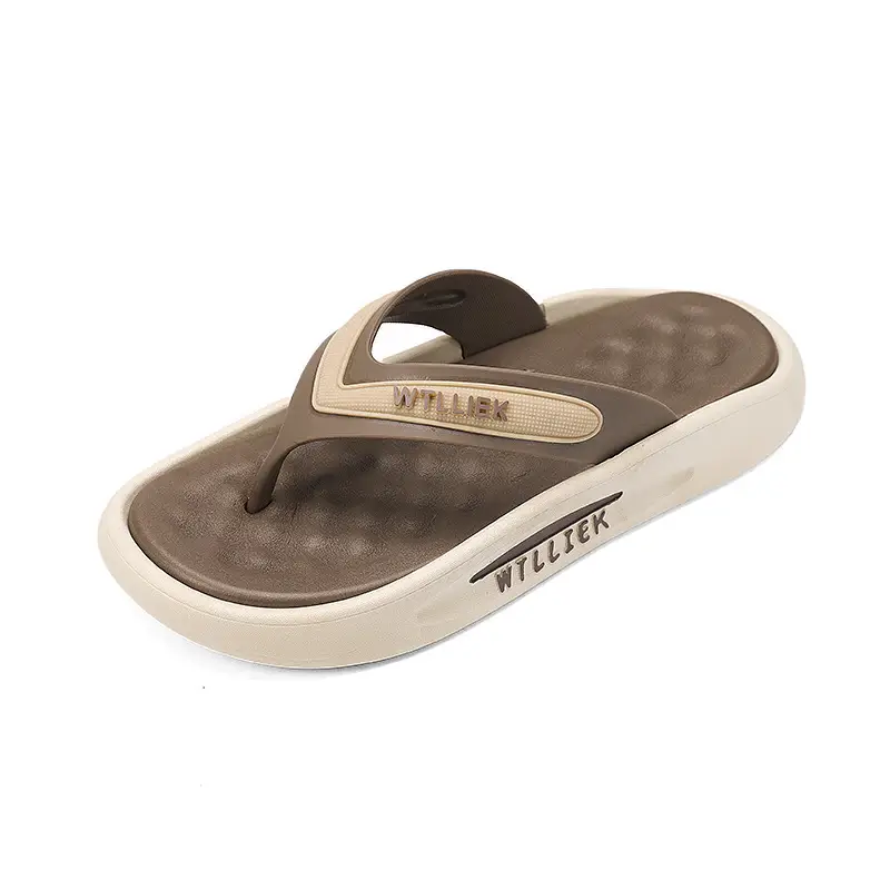 Summer New Korean Style Casual Fashion Flip-flops Cross-border Large Size Versatile Outer Wear Beach Shoes Trendy Men's Slippers - Image 3