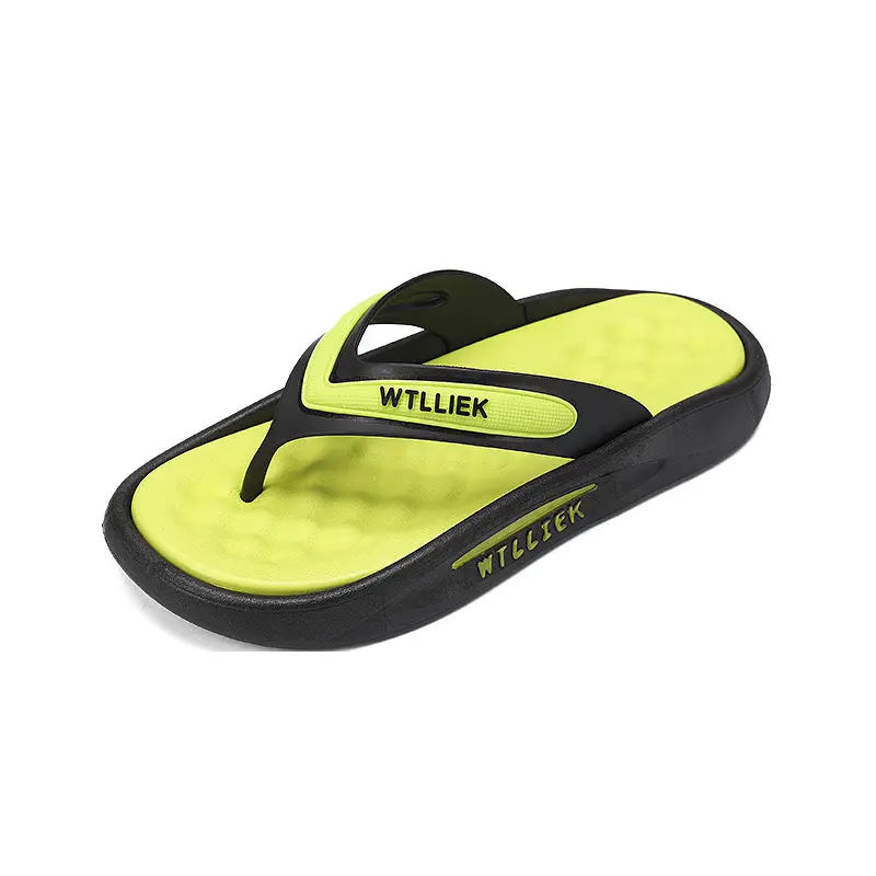 Summer New Korean Style Casual Fashion Flip-flops Cross-border Large Size Versatile Outer Wear Beach Shoes Trendy Men's Slippers - Image 4