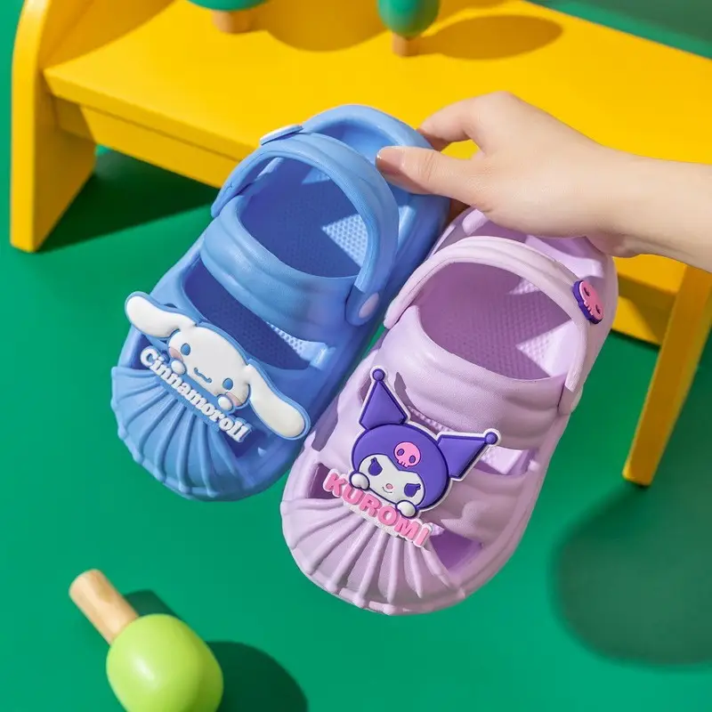 Dropshipping Sanrio Children's Sandals, Cinnamon Dog, Hello Kitty, Cute Cartoon Girls' Lightweight Non-Slip Sandals - Image 7