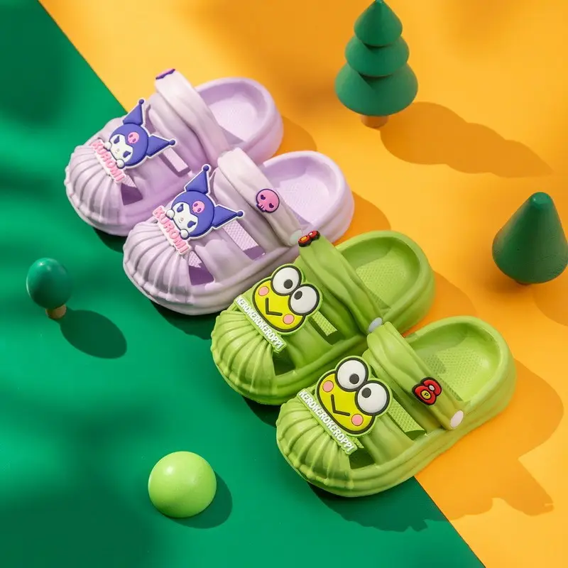 Dropshipping Sanrio Children's Sandals, Cinnamon Dog, Hello Kitty, Cute Cartoon Girls' Lightweight Non-Slip Sandals - Image 8