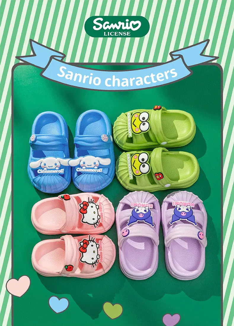Dropshipping Sanrio Children's Sandals, Cinnamon Dog, Hello Kitty, Cute Cartoon Girls' Lightweight Non-Slip Sandals — feature 1