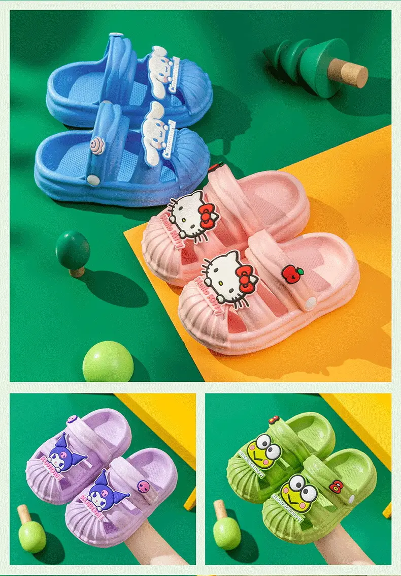 Dropshipping Sanrio Children's Sandals, Cinnamon Dog, Hello Kitty, Cute Cartoon Girls' Lightweight Non-Slip Sandals — feature 10