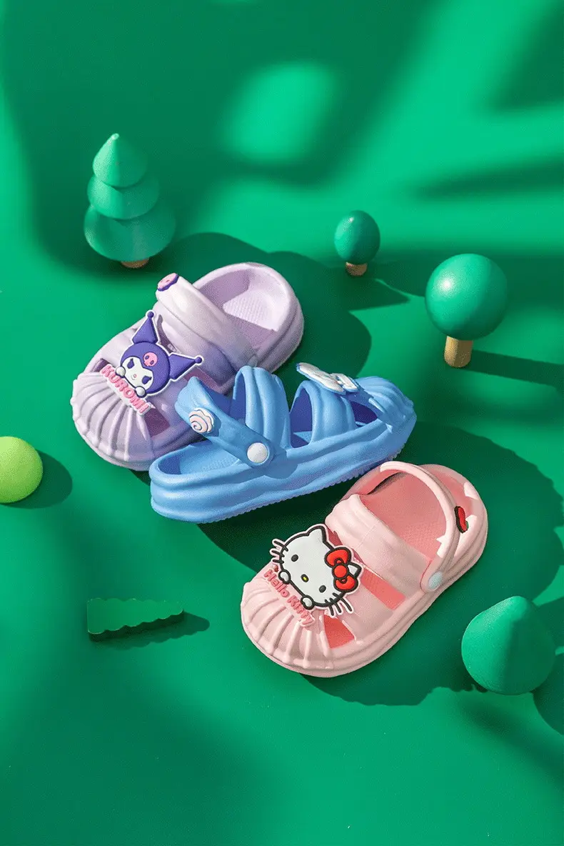 Dropshipping Sanrio Children's Sandals, Cinnamon Dog, Hello Kitty, Cute Cartoon Girls' Lightweight Non-Slip Sandals — feature 12