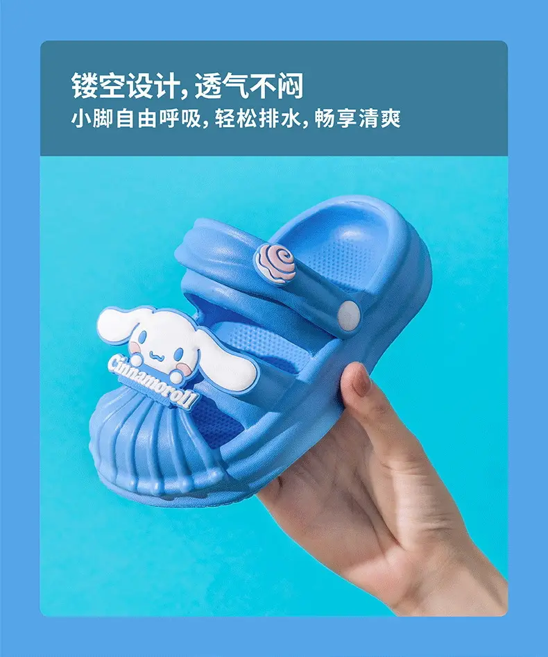 Dropshipping Sanrio Children's Sandals, Cinnamon Dog, Hello Kitty, Cute Cartoon Girls' Lightweight Non-Slip Sandals — feature 7
