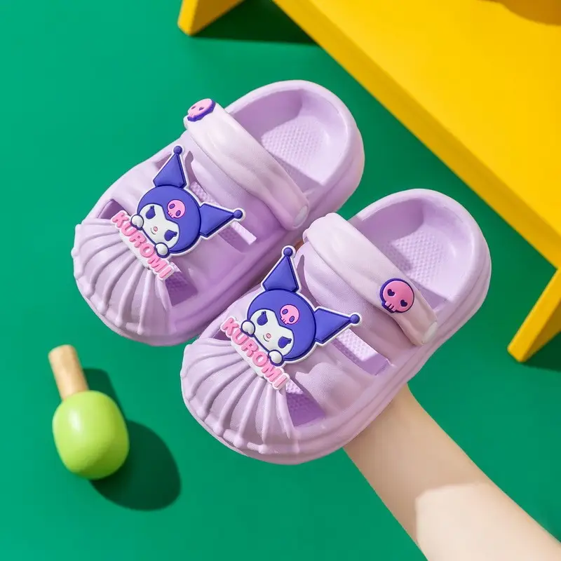 Dropshipping Sanrio Children's Sandals, Cinnamon Dog, Hello Kitty, Cute Cartoon Girls' Lightweight Non-Slip Sandals - Image 4