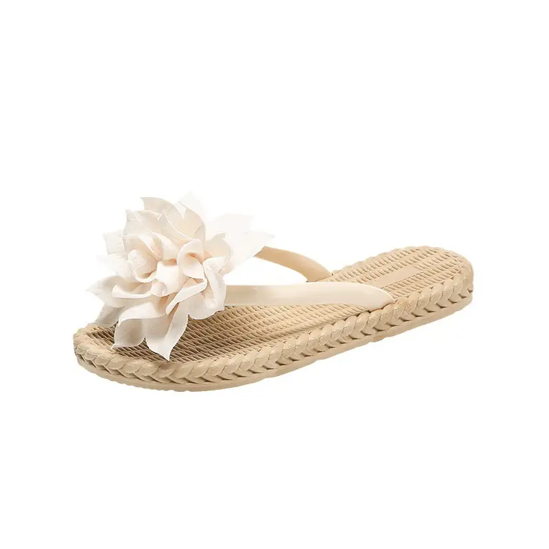 Women's Floral Flip Flops for Summer Beach Wear