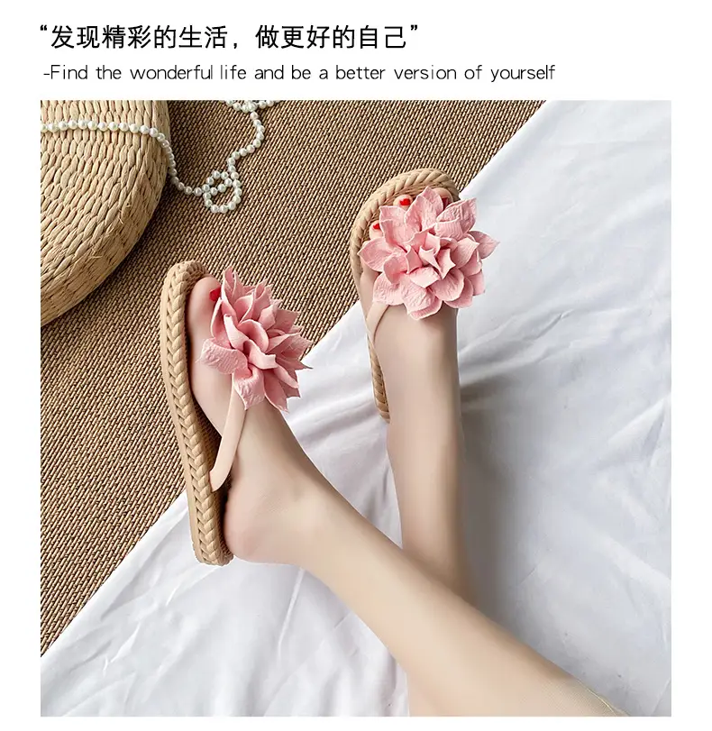 Women's Floral Flip Flops for Summer Beach Wear — feature 13