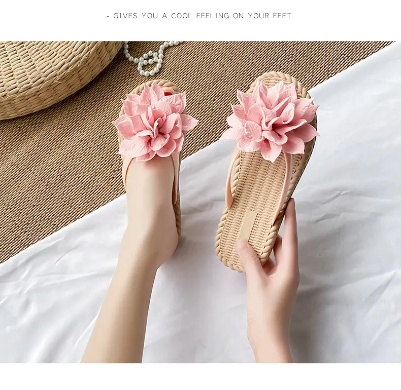 Women's Floral Flip Flops for Summer Beach Wear — feature 14