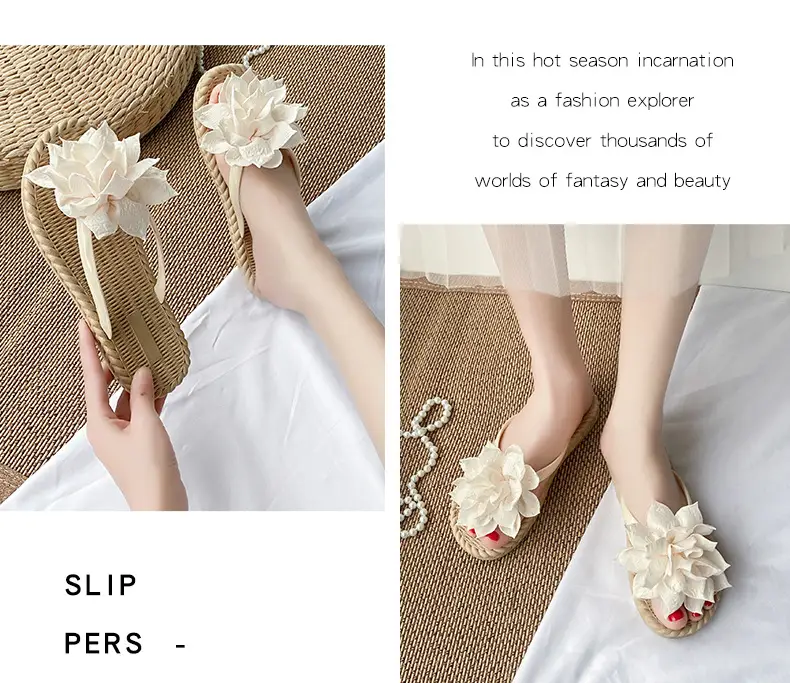 Women's Floral Flip Flops for Summer Beach Wear — feature 16