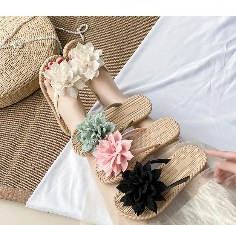 Women's Floral Flip Flops for Summer Beach Wear — feature 17