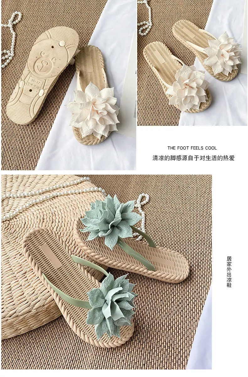 Women's Floral Flip Flops for Summer Beach Wear — feature 19