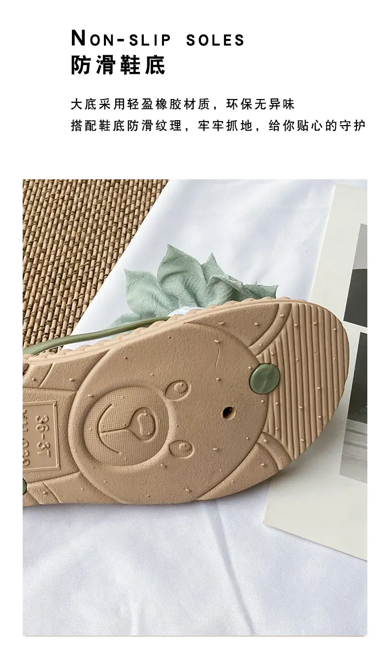 Women's Floral Flip Flops for Summer Beach Wear — feature 8