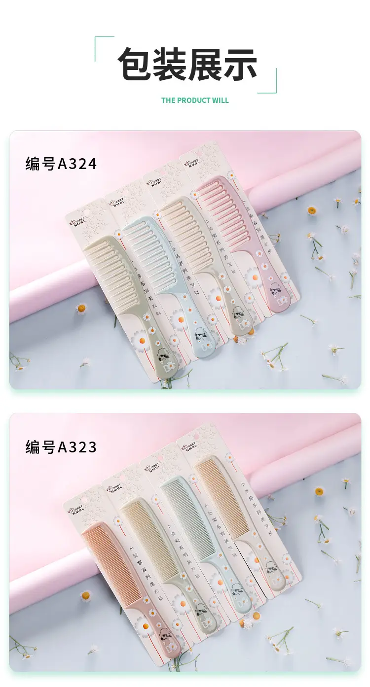 Cute Cartoon Hair Comb for Girls Students Home Portable — feature 6
